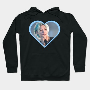 Kpop Stray Kids Felix Blue Heart Hoodie